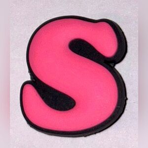 (10 for $10) Letter “S” Croc Charm Jibbit Shoe Charm Disney Croc Charms